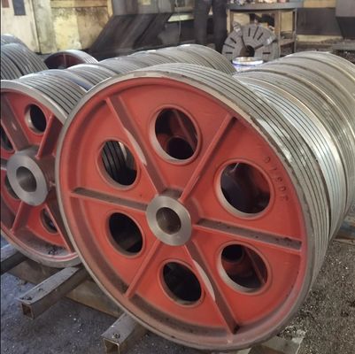OEM Demir Paslanmaz Çelik Kalıplama Parçaları Alüminyum Uçan Tekerlek Pulley