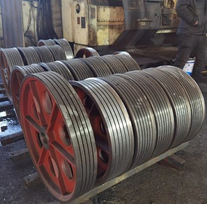 OEM Demir Paslanmaz Çelik Kalıplama Parçaları Alüminyum Uçan Tekerlek Pulley