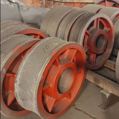 OEM Demir Paslanmaz Çelik Kalıplama Parçaları Alüminyum Uçan Tekerlek Pulley