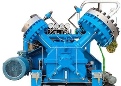 Diyafram Kompresörü Gaz Hava Kompresörleri Azot / Helium / Hidrojen / Argon Doğal Gaz Booster için Yüksek Basınçlı