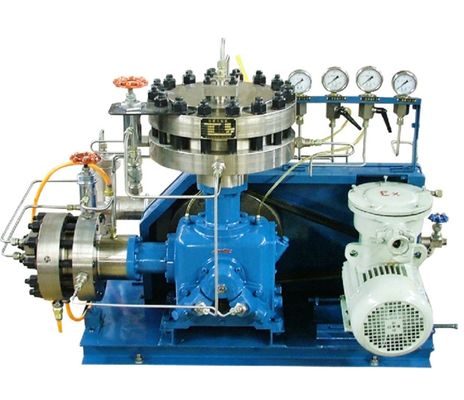 Diyafram Kompresörü Gaz Hava Hidrojen Yüksek Saflık Hidrojen H2 Helium Kompresörü Güçlü Yağsız Diyafram Kompresörü